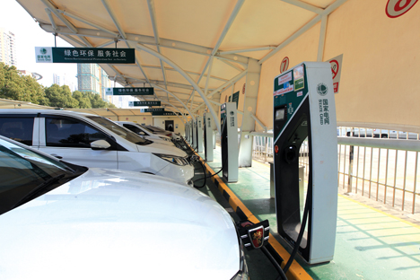 常熟充電站項目均由宏宇公司完成土建、安裝與運維